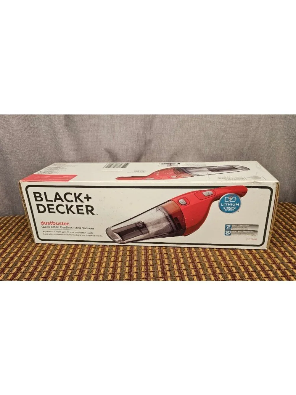 Black+Decker Dustbuster Quick Clean Cordless Hand Vacuum With Lithium-Ion Batter